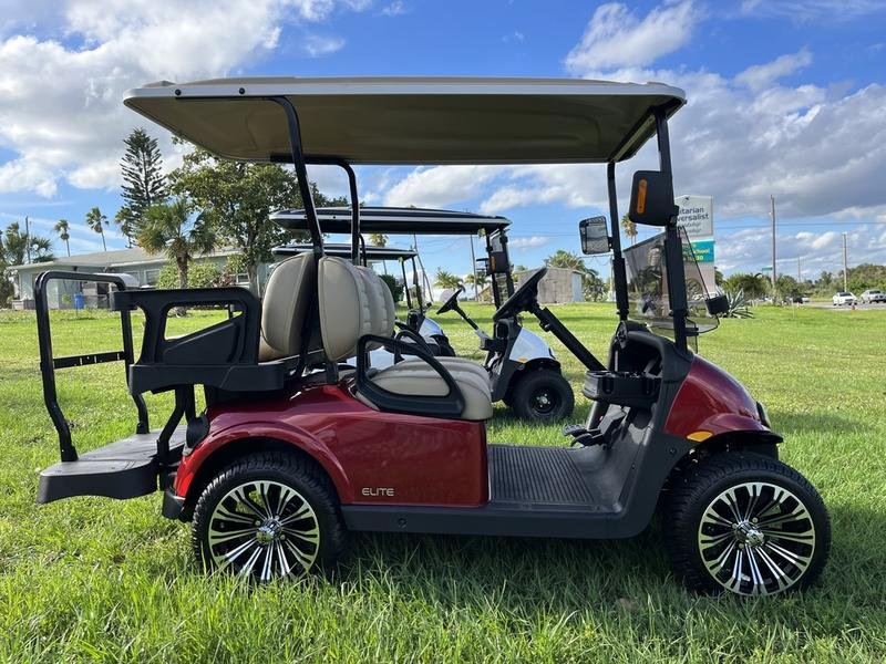 2023 E-Z-GO Freedom® RXV® ELiTE™ Lithium Inferno Red golfcartsforsaleusa