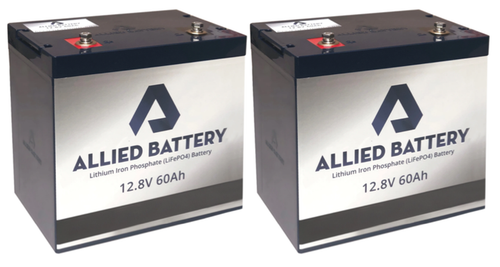 12V Lithium Golf Cart Batteries, Pack of 2 (24V) golfcartsforsaleusa