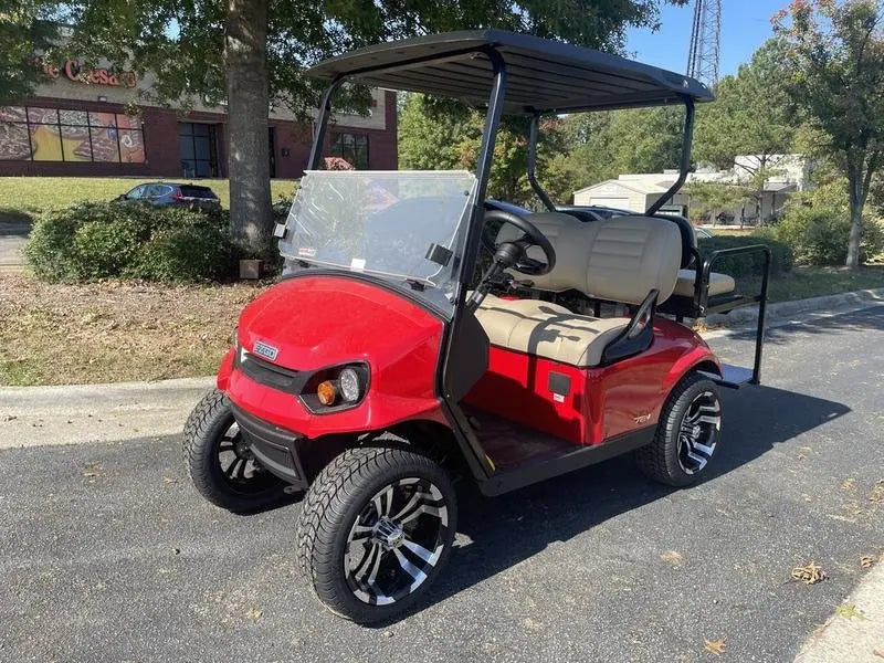 2022 E-Z-GO Express S2® 72-Volt Flame Red golfcartsforsaleusa
