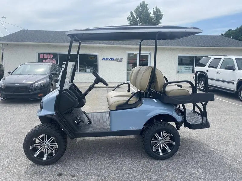 2022 E-Z-GO Express™ S4 72V Electric Ocean Grey golfcartsforsaleusa
